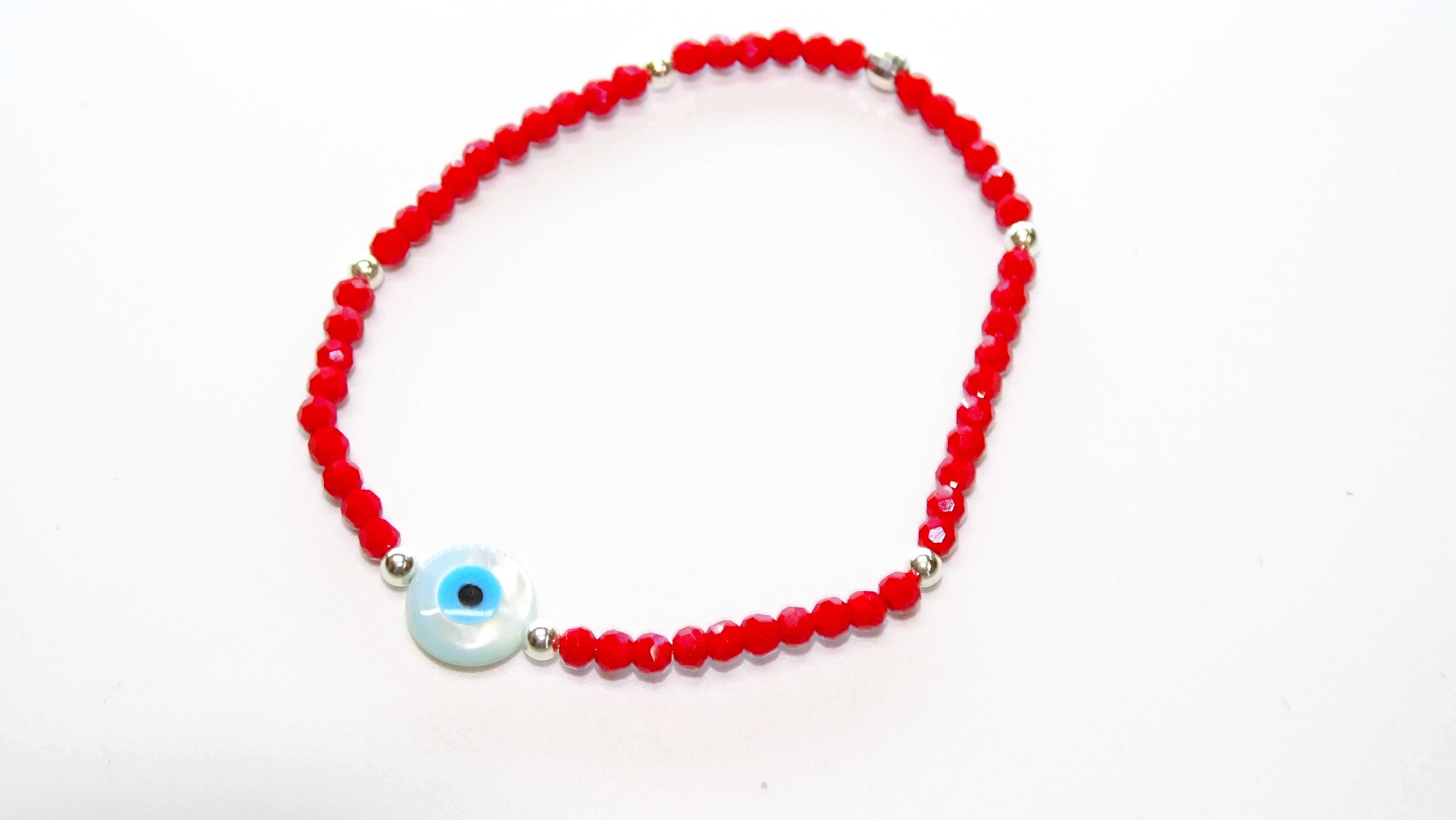 PULSERA PLATA ROJA++++