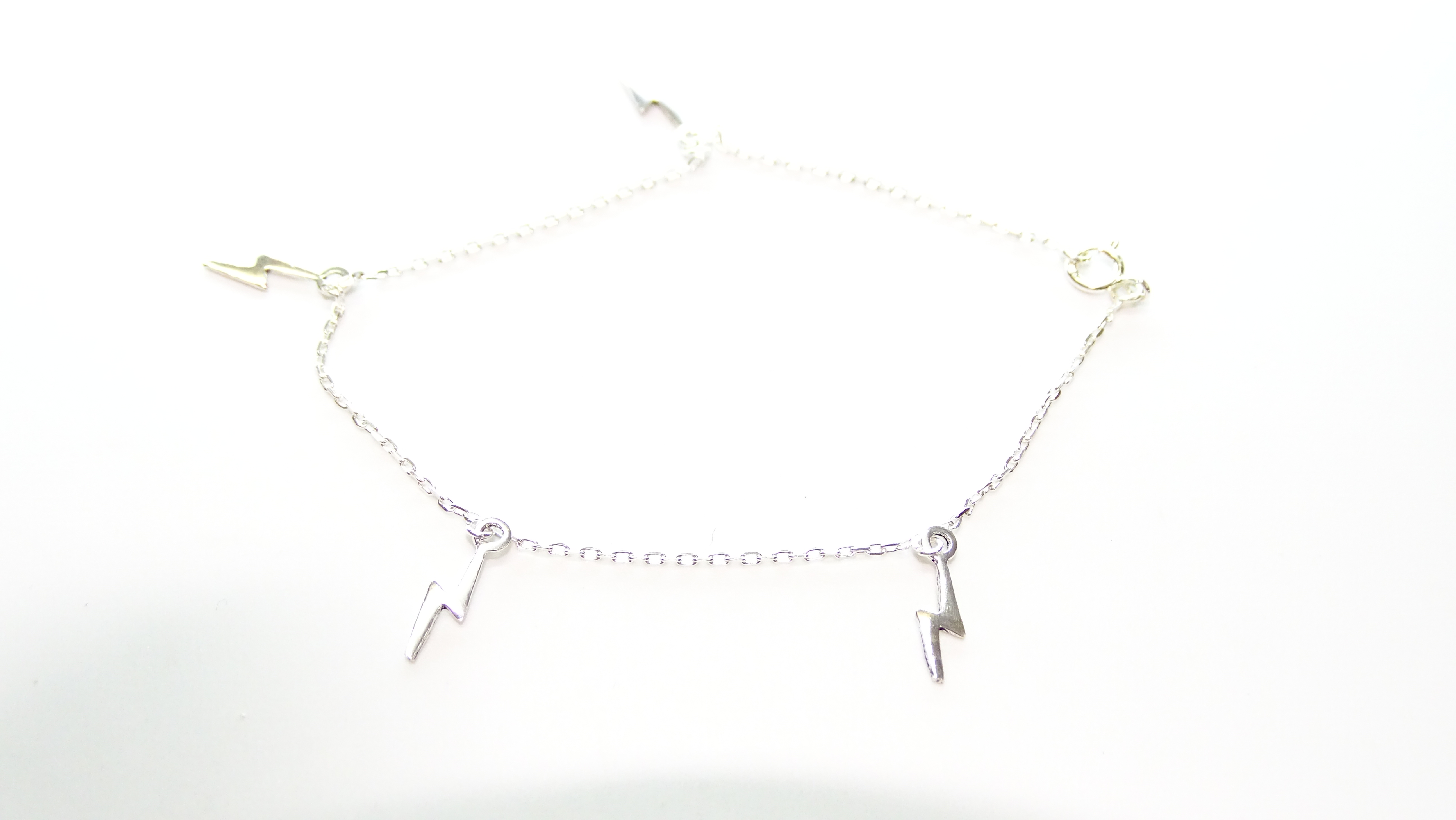 PULSERA PLATA RAYO-