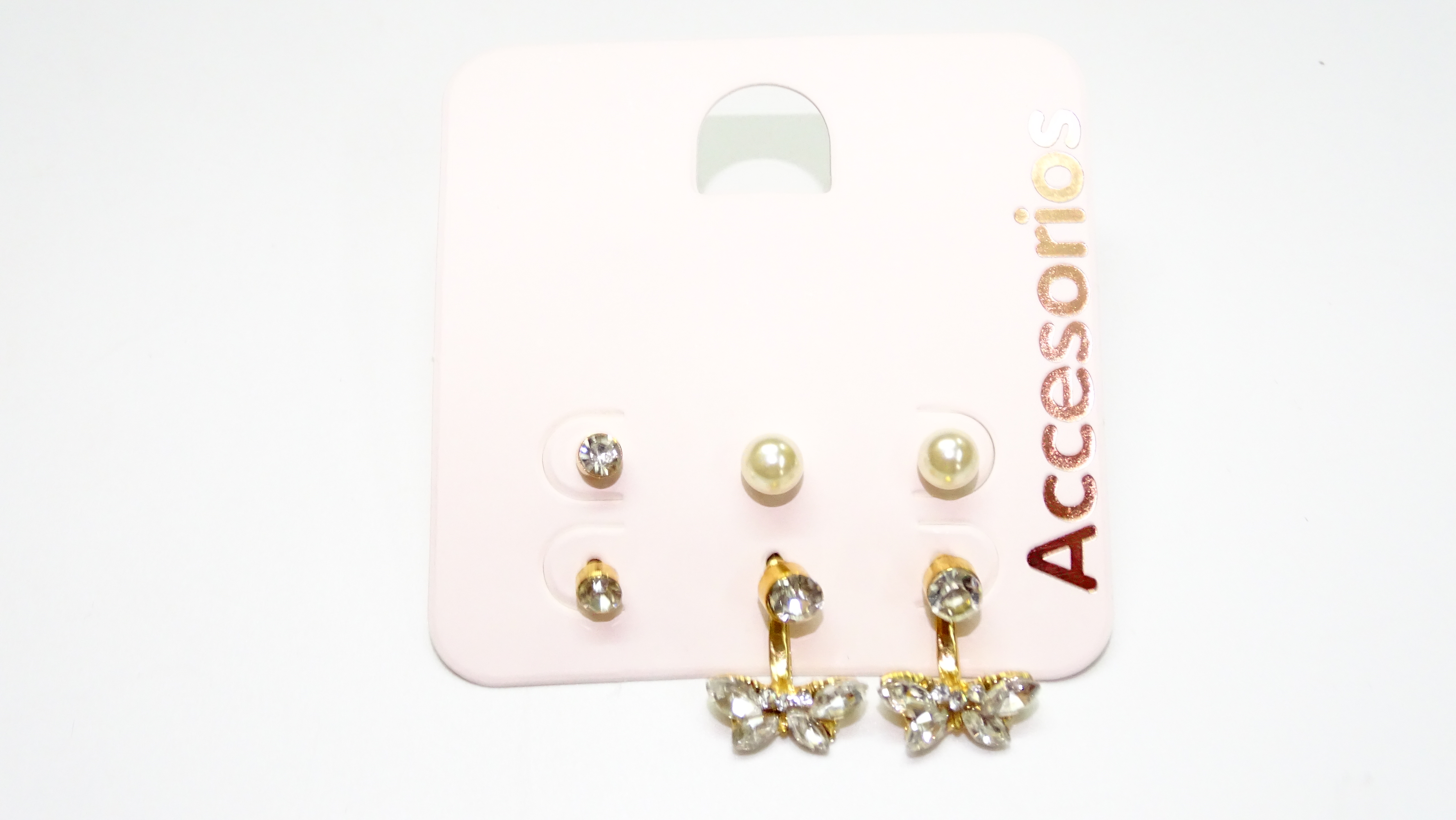 SET AROS TREPADORES MARIPOSA X 3 PARES++++