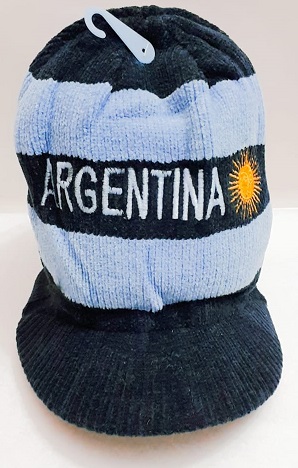 GORRO ARGENTINA CHENILLE++++