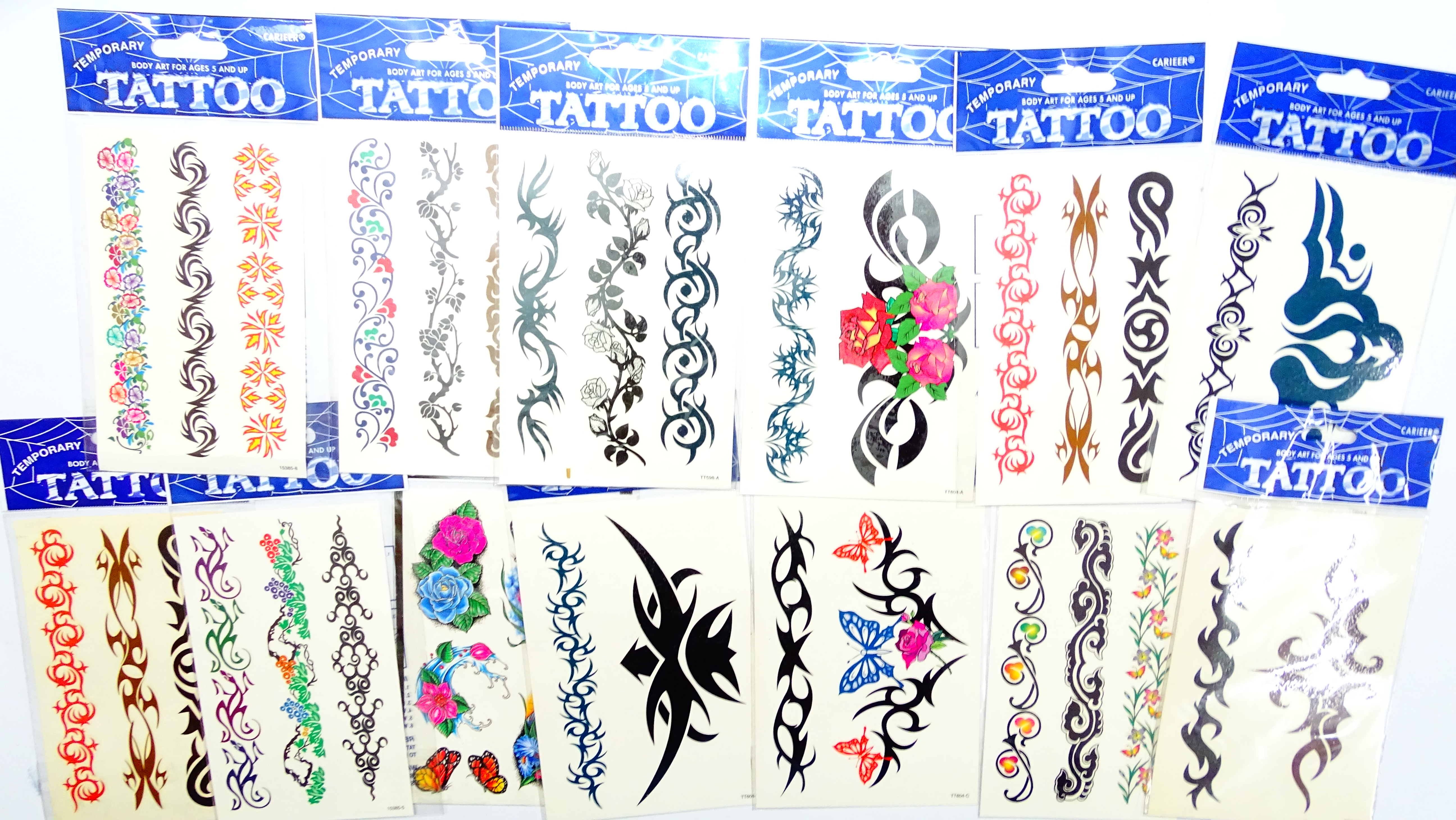 TATTOOS TEMPORALES X 12 MODELOS SURTIDOS++++