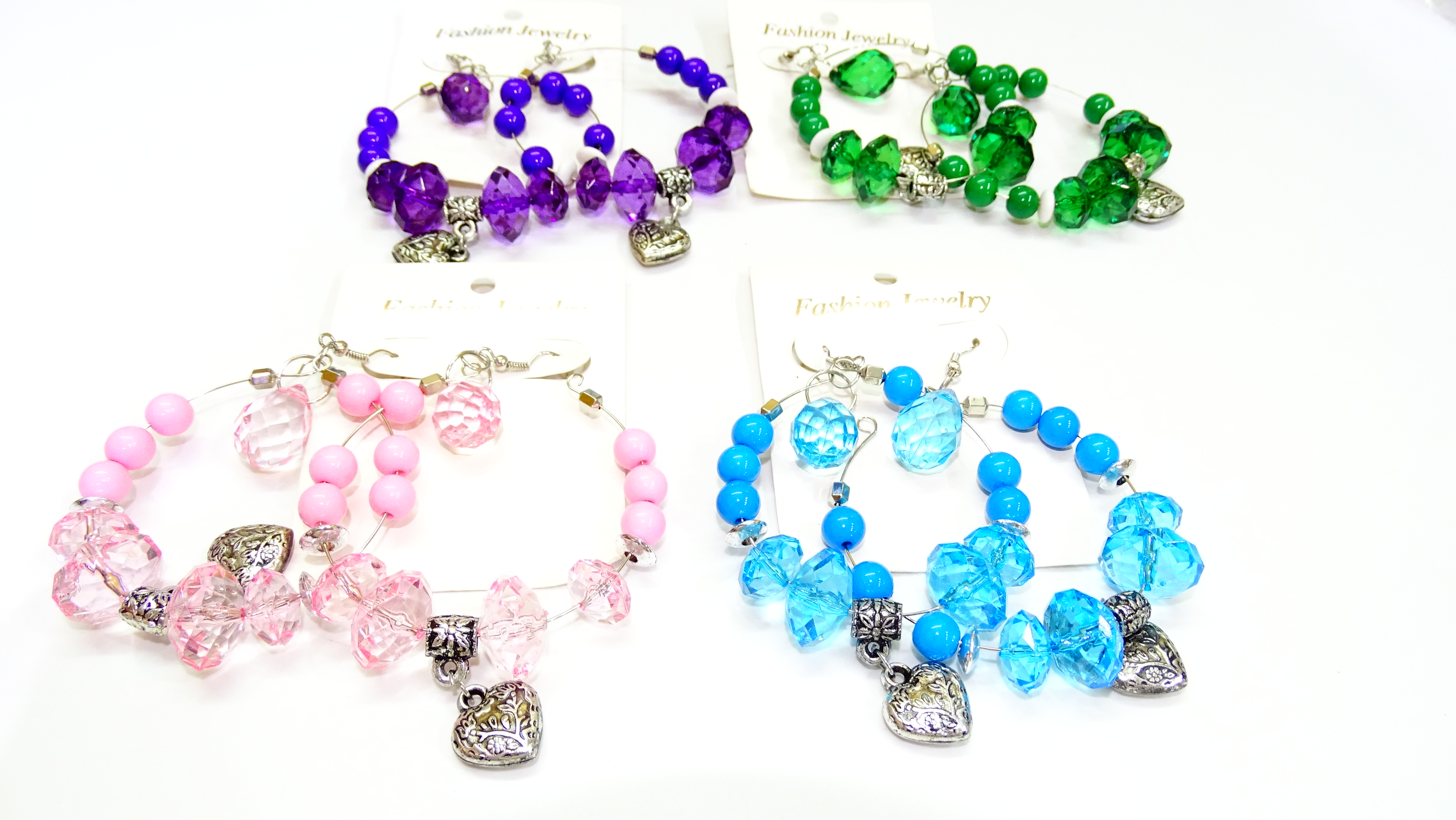 AROS BIJOU PIEDRAS VARIOS COLORES++++