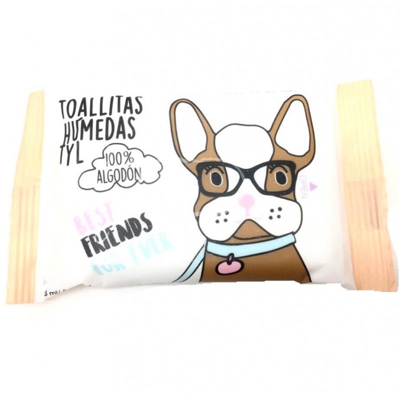 TOALLITAS HUMEDAS PARA MANOS DOG BEST FRIEND THELMA & LOUISE+