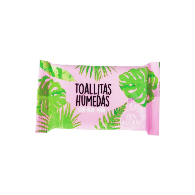 TOALLITAS HUMEDAS PARA MANOS TROPICAL GREEN THELMA & LOUISE+