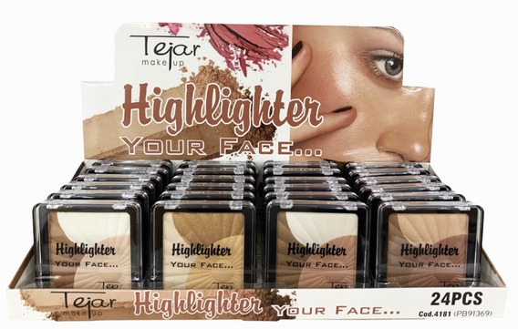 ILUMINADOR HIGHLIGHTER YOR FACE 3 TONOS TEJAR+