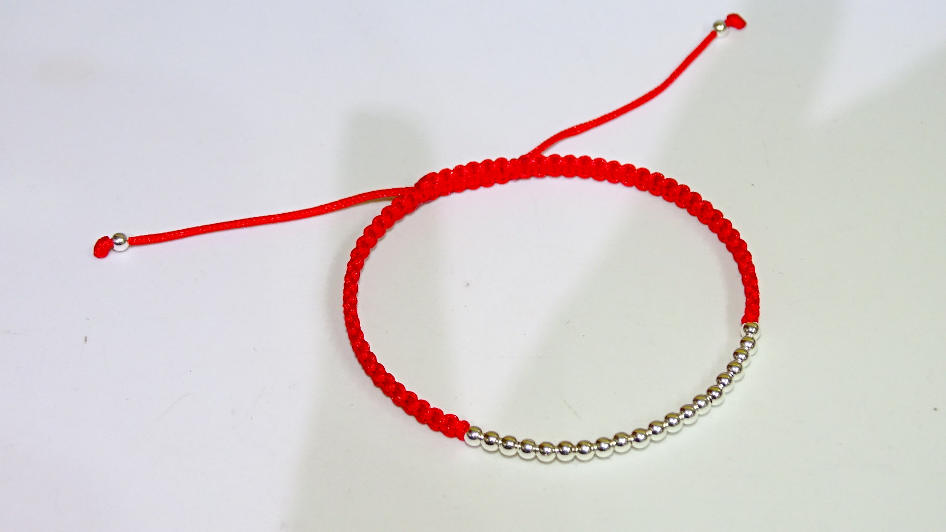 PULSERA HILO MACRAME PLATA+