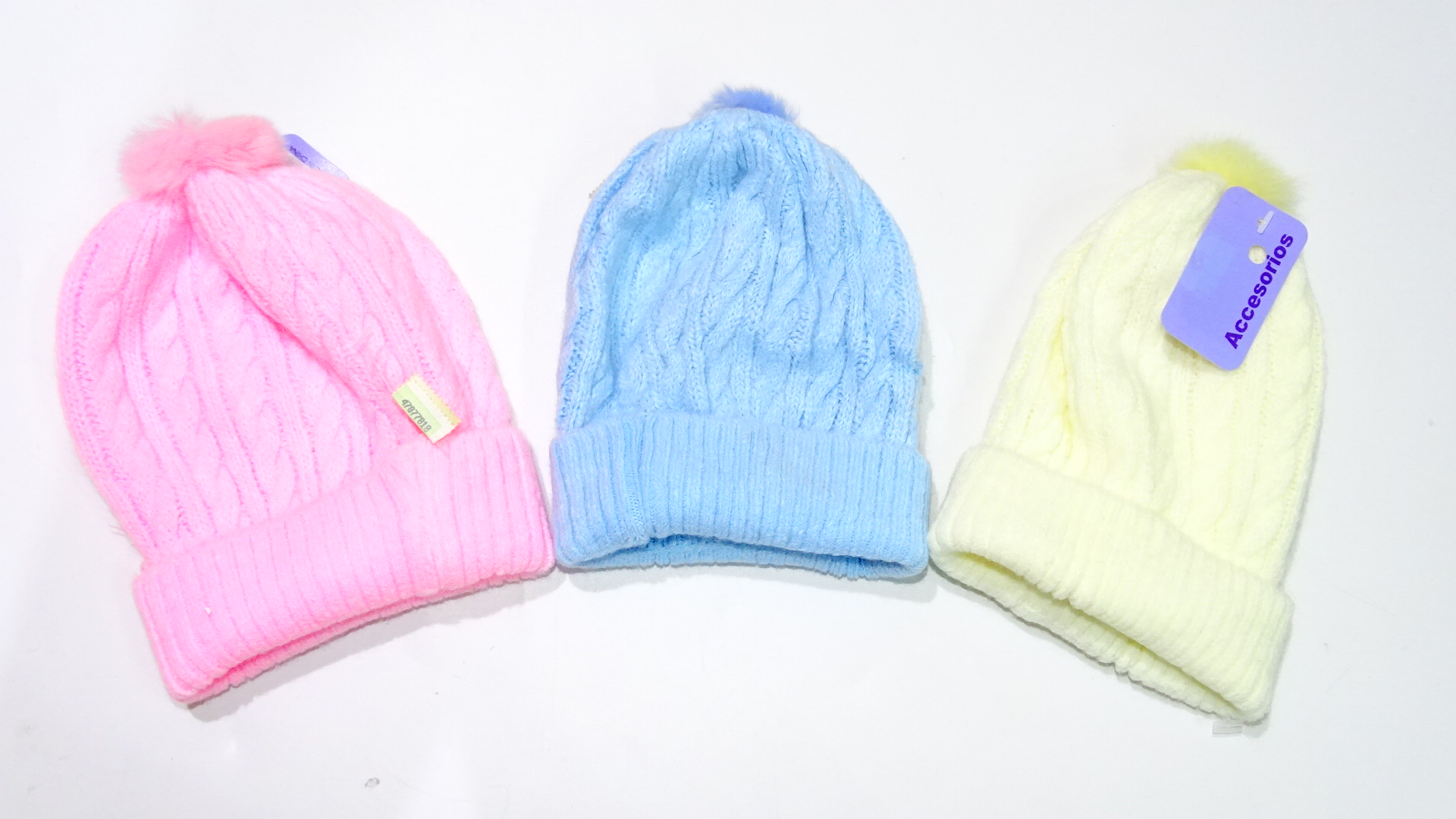 GORRO BEBE VARIOS COLORES 