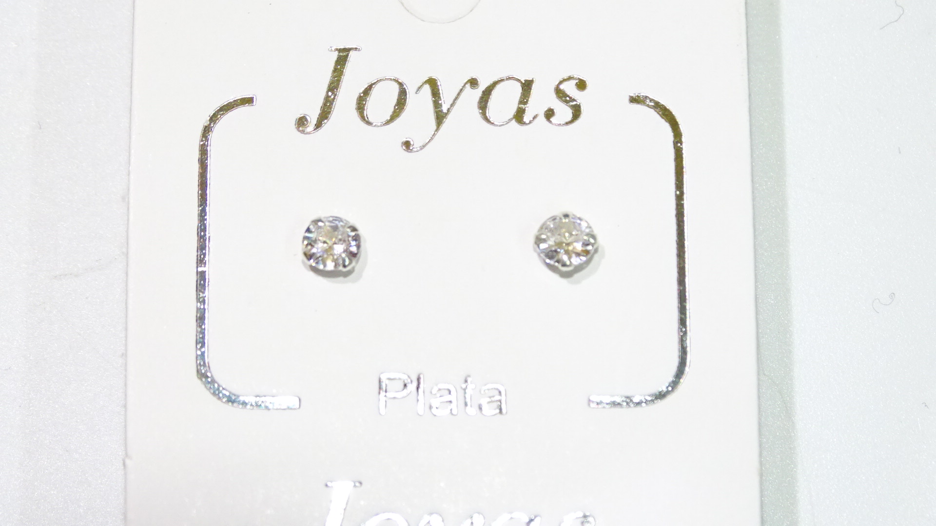 AROS PLATA CON CRISTAL 4MM-