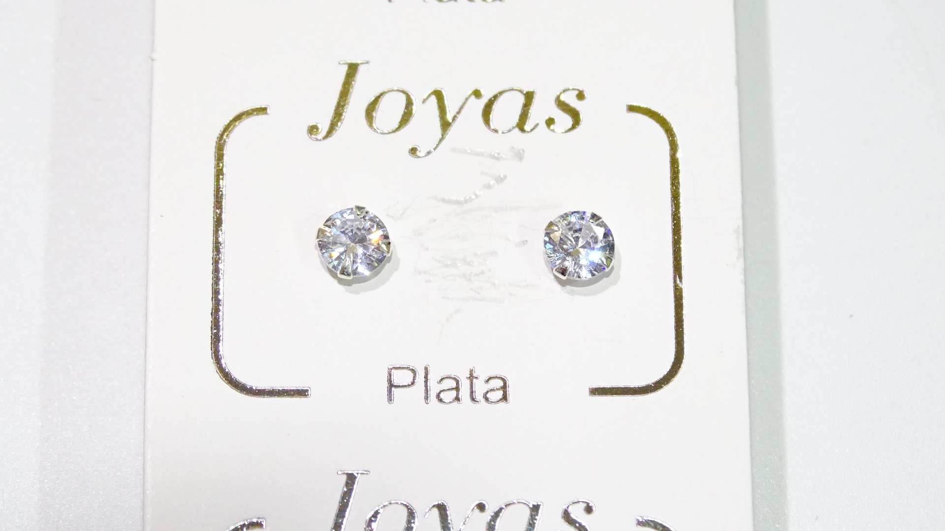 AROS PLATA CON CRISTAL 5MM-