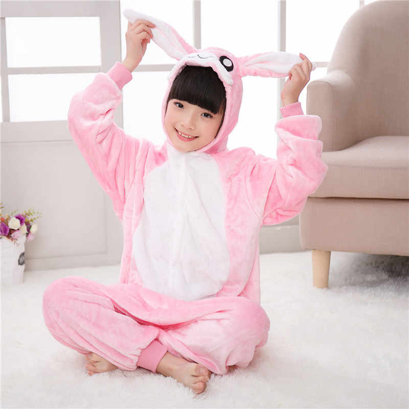 PIJAMA KIGURUMI CONEJO ROSA INFANTIL