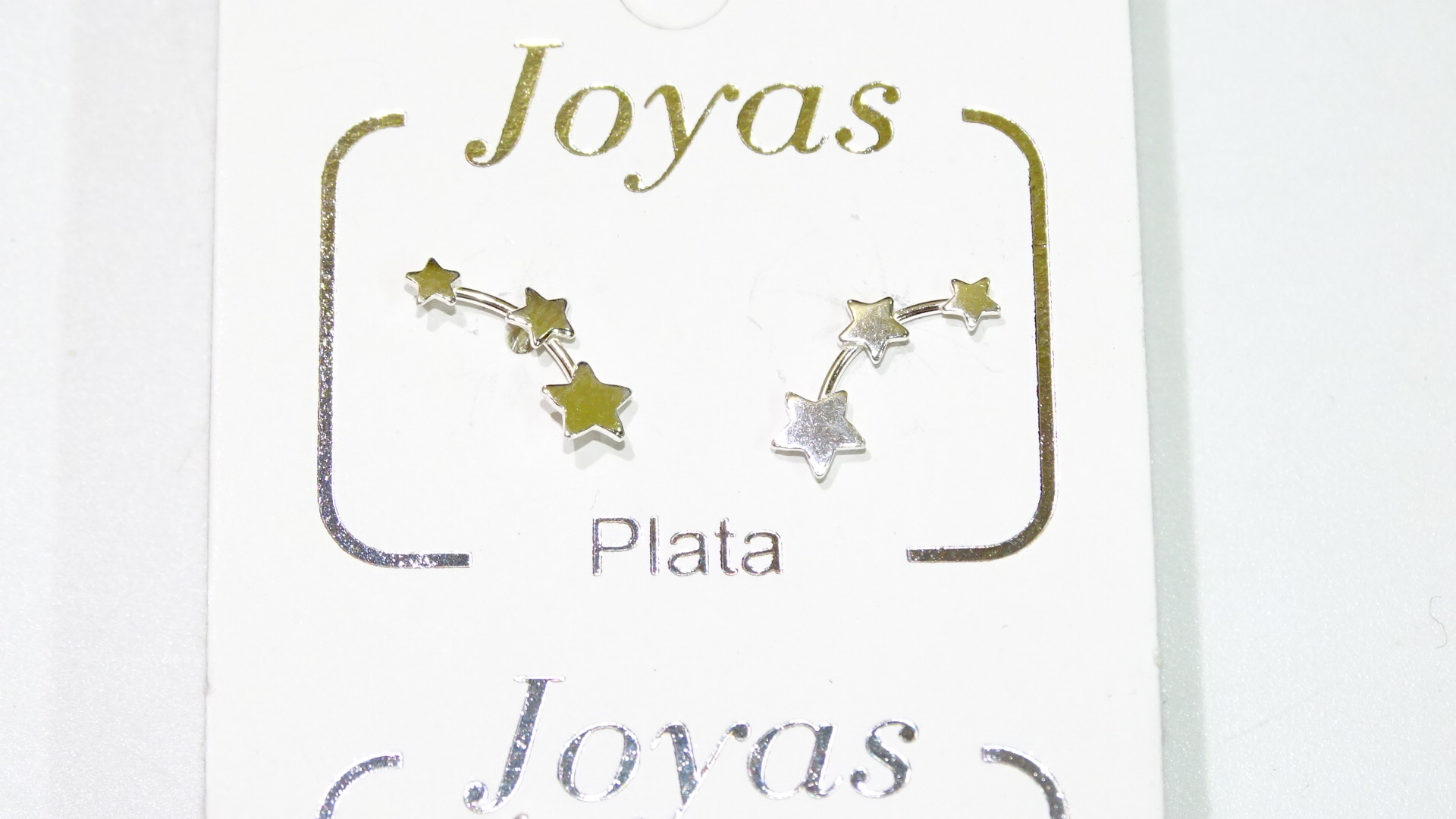 AROS PLATA ESTRELLITAS-