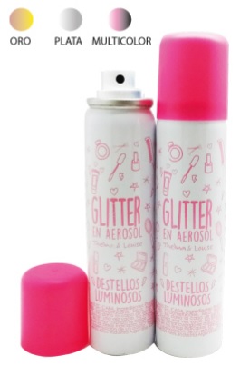 GLITTER EN AEROSOL THELMA & LOUISE VARIOS COLORES +