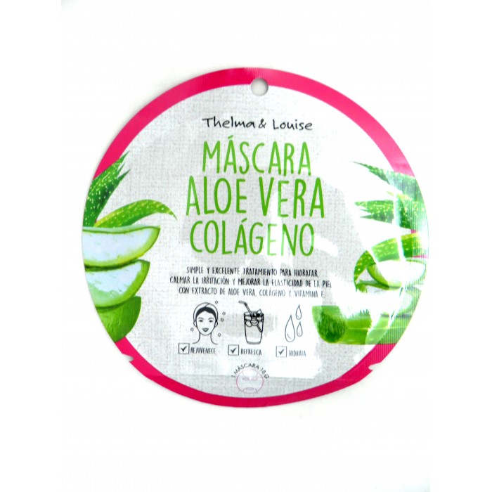 MASCARA FACIAL ALOE + COLAGENO THELMA & LOUISE +