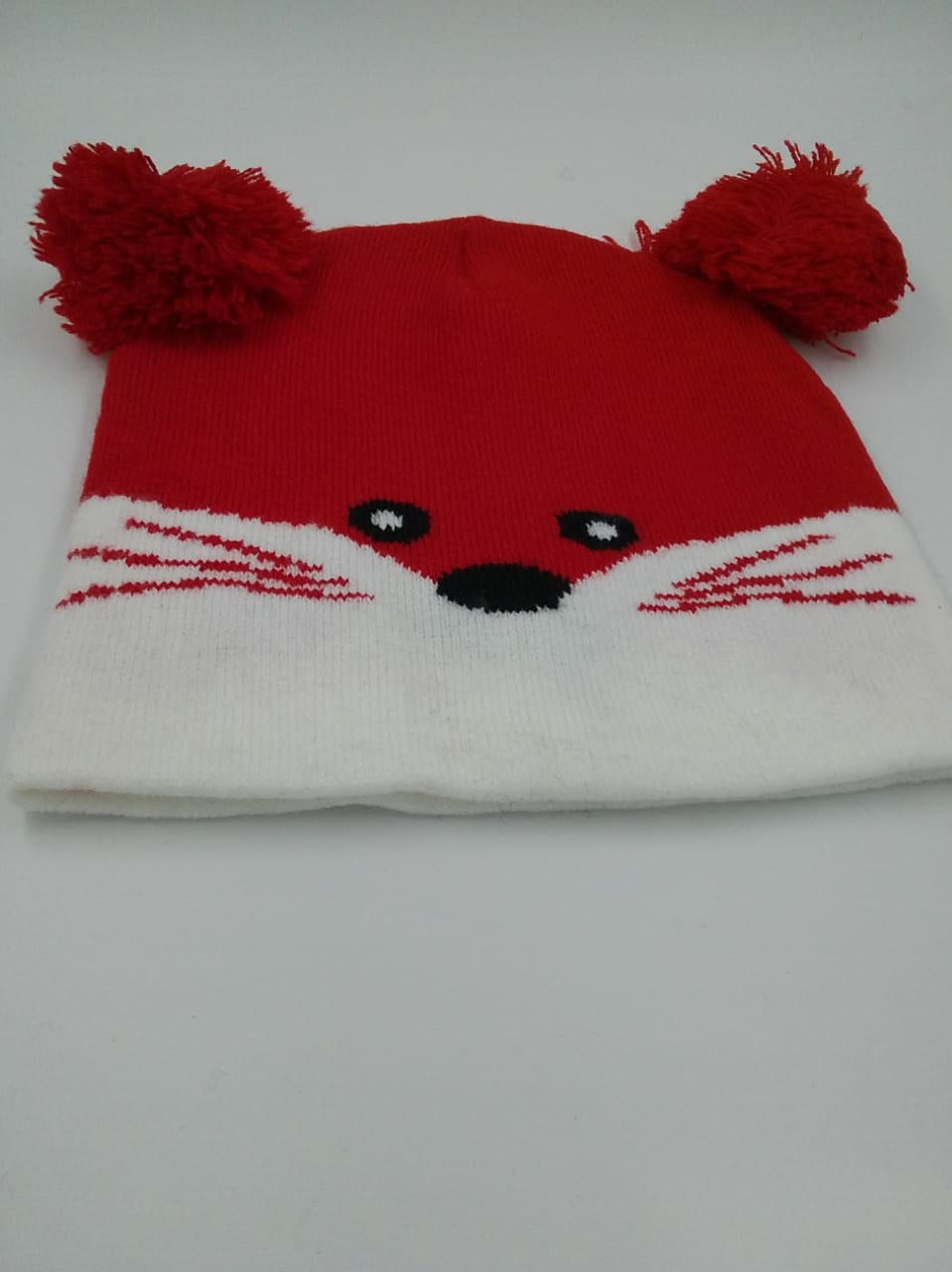 GORRO ZORRO ROJO +