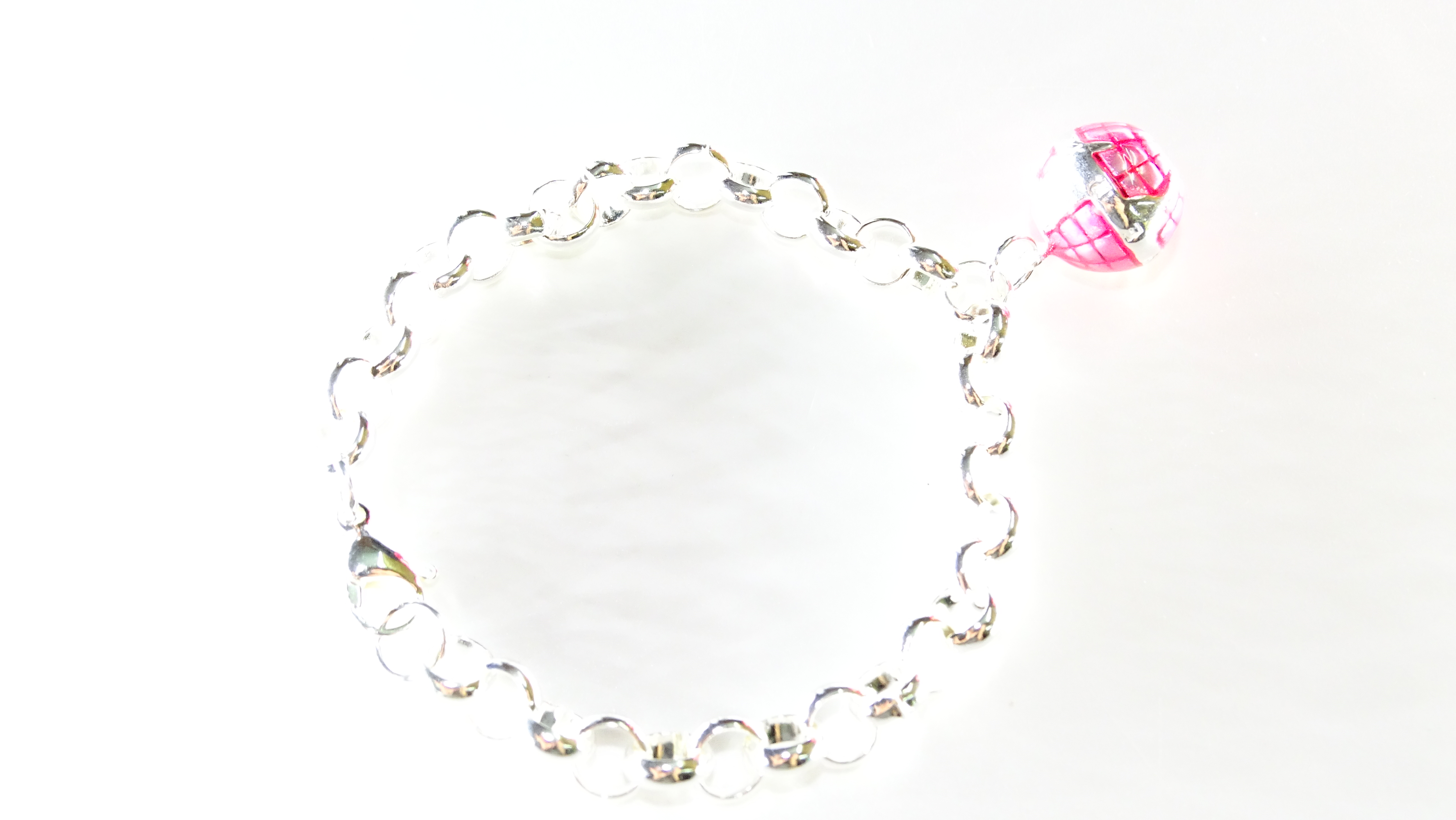 PULSERA ACERO BLANCO +++