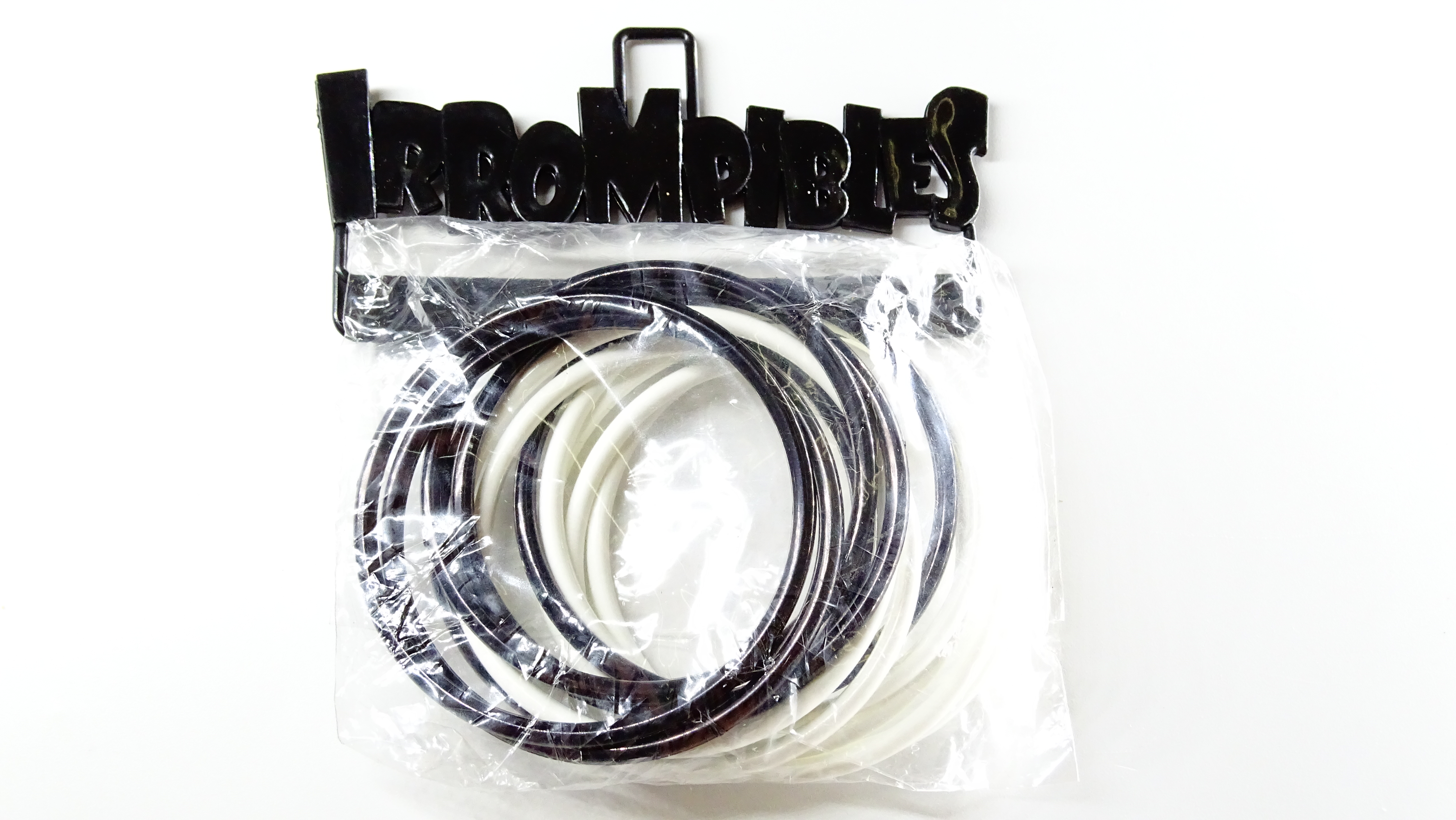 PULSERAS PLASTICO FINA CHICA IRROMPIBLES X 12+