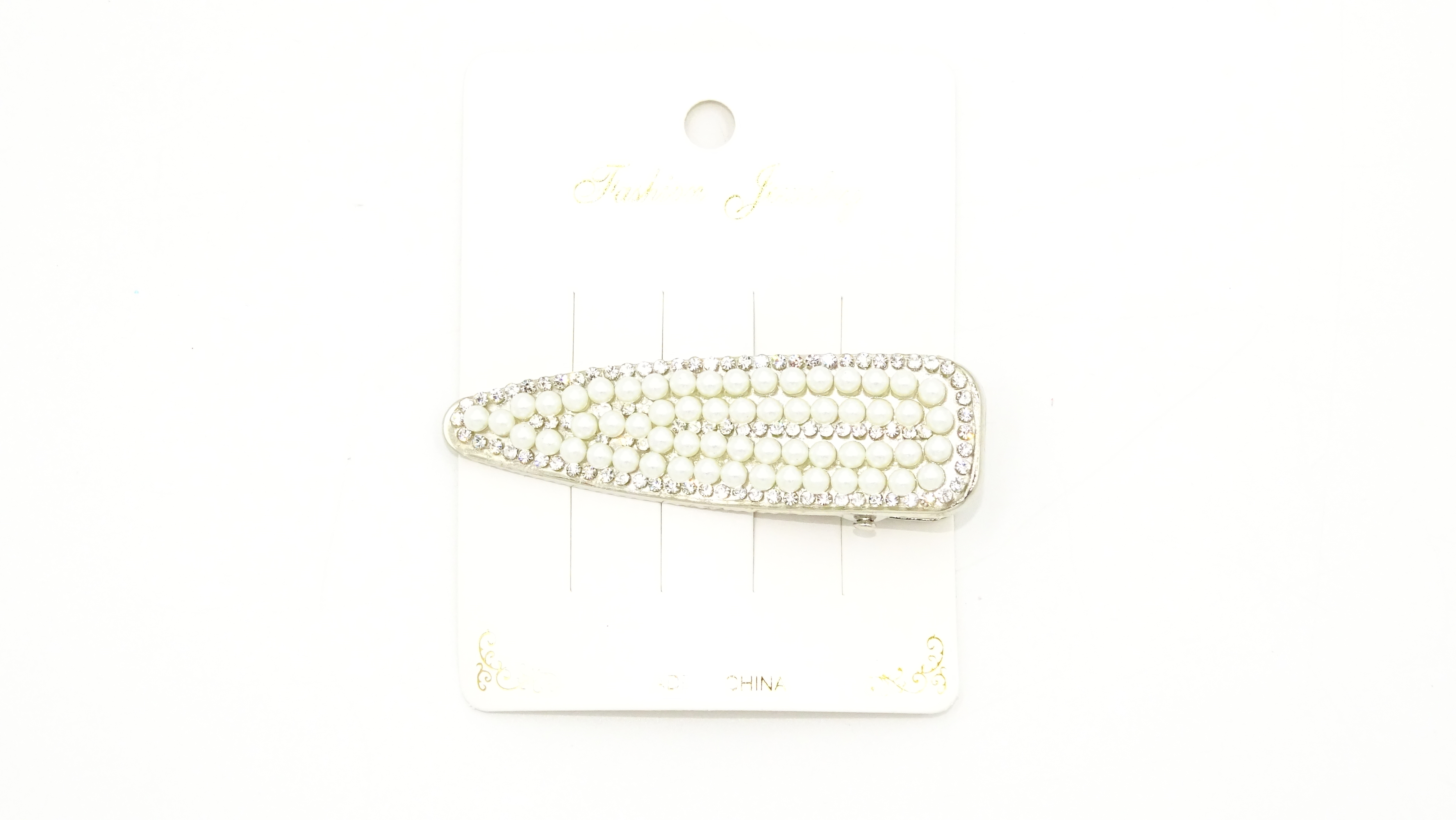 PINZA PERLAS Y STRASS 