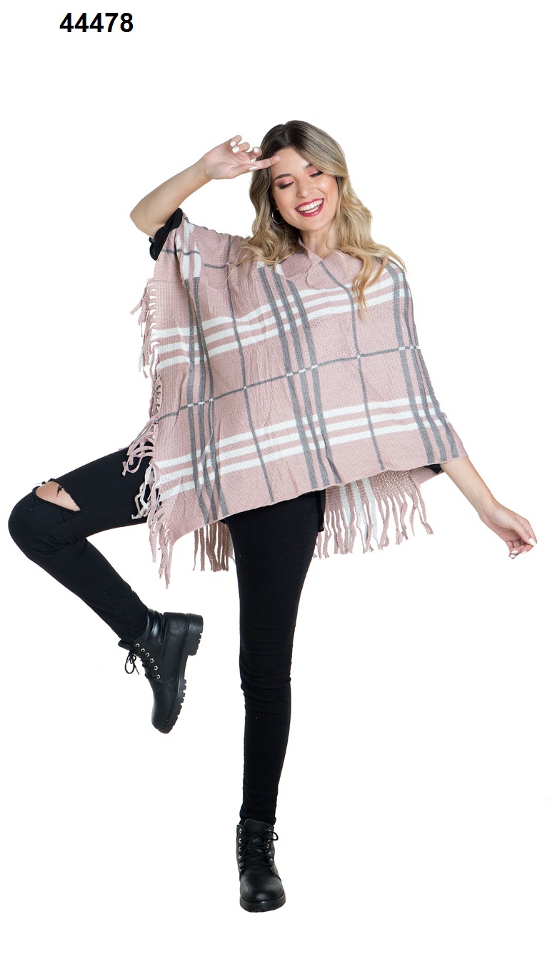 PONCHO TEJIDO VARIOS COLORES ++++