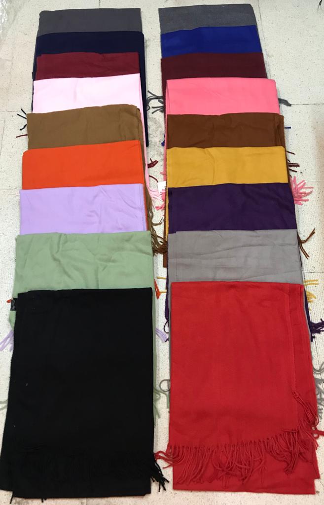 PASHMINA LISA MAR VARIOS COLORES ++++(SOLO AZUL FRANCIA)