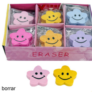 GOMAS DE BORRAR ESTRELLAS X 6