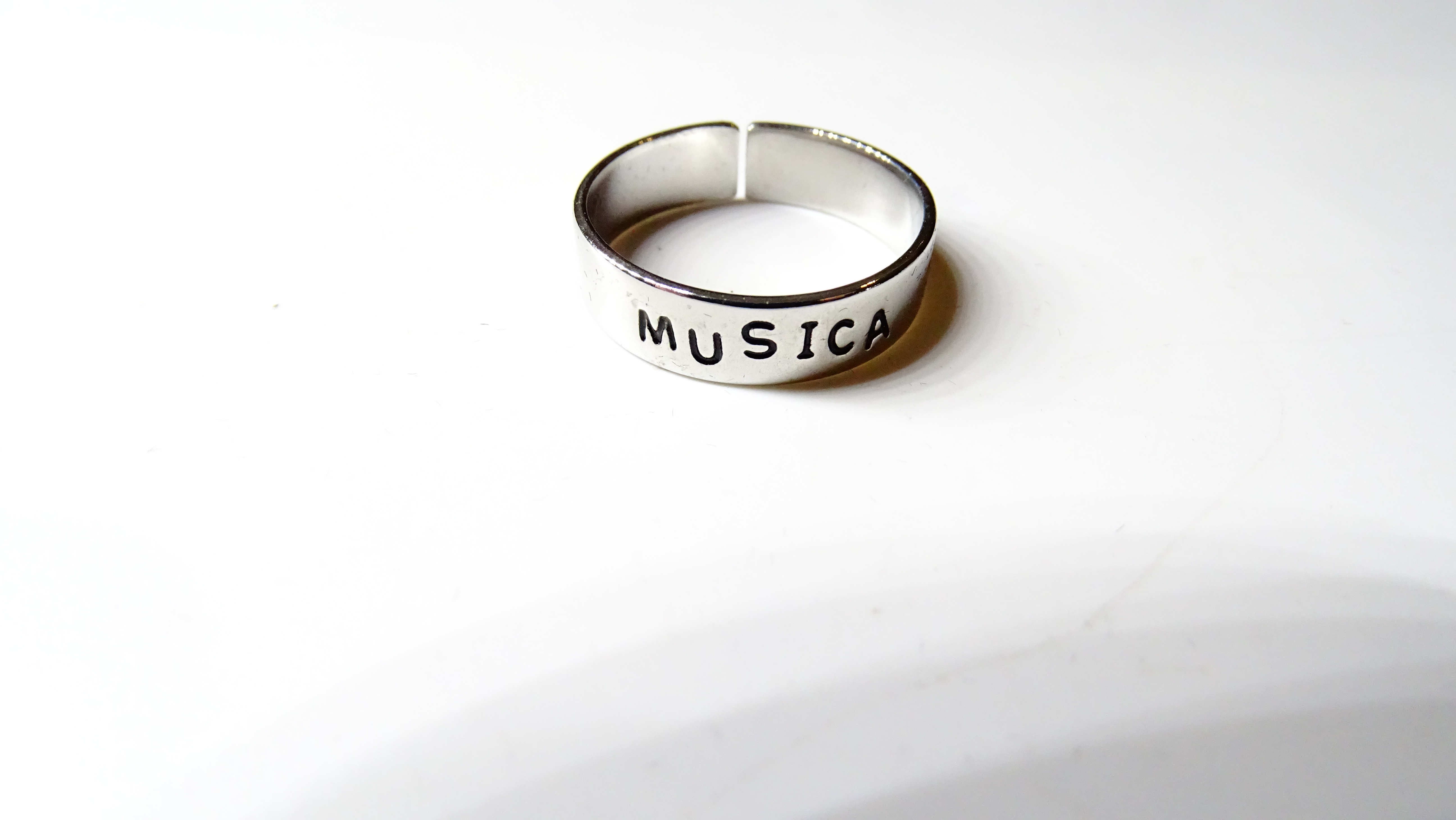 ANILLO ACERO MUSICA ++++