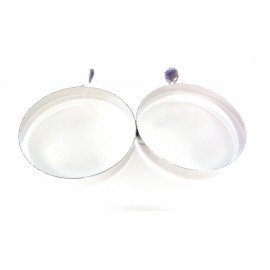 AROS ACERO BLANCO 6 CM+++