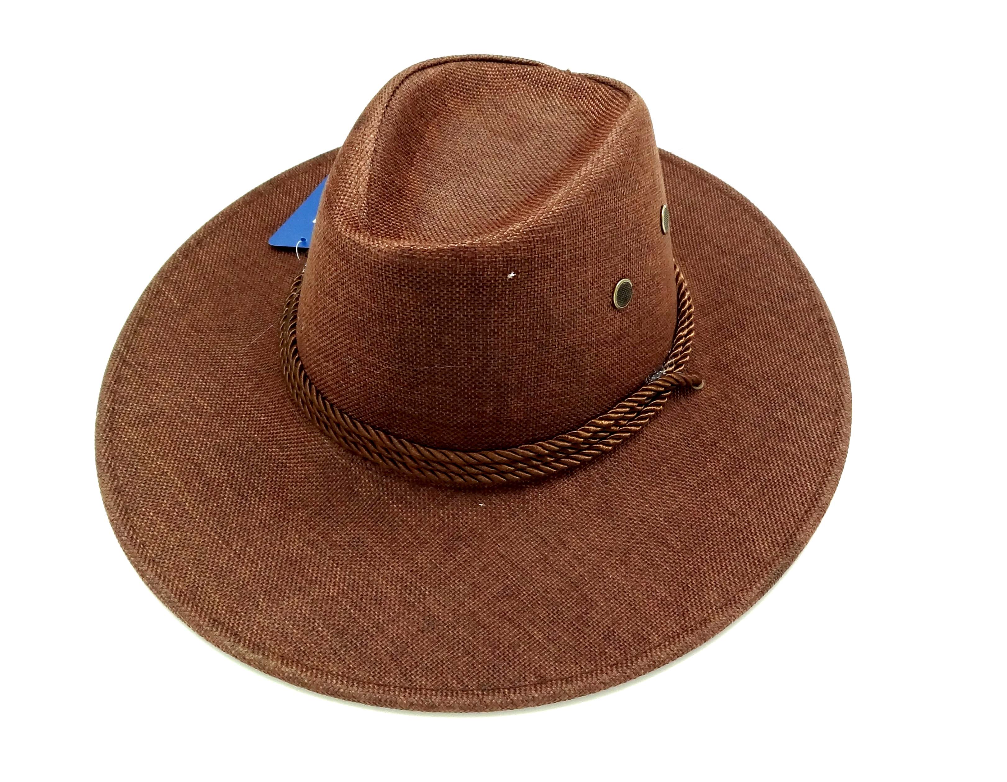 SOMBRERO MARRON RUSTICO ++++