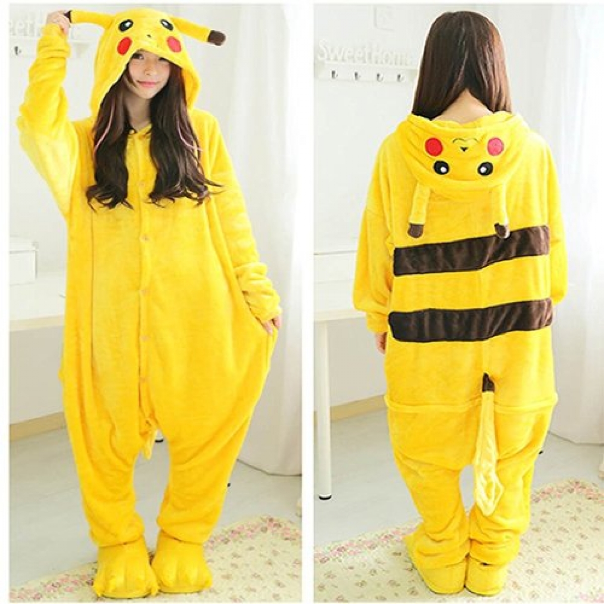 PIJAMA KIGURUMI PIKACHU | Invierno | Tomás Accesorios