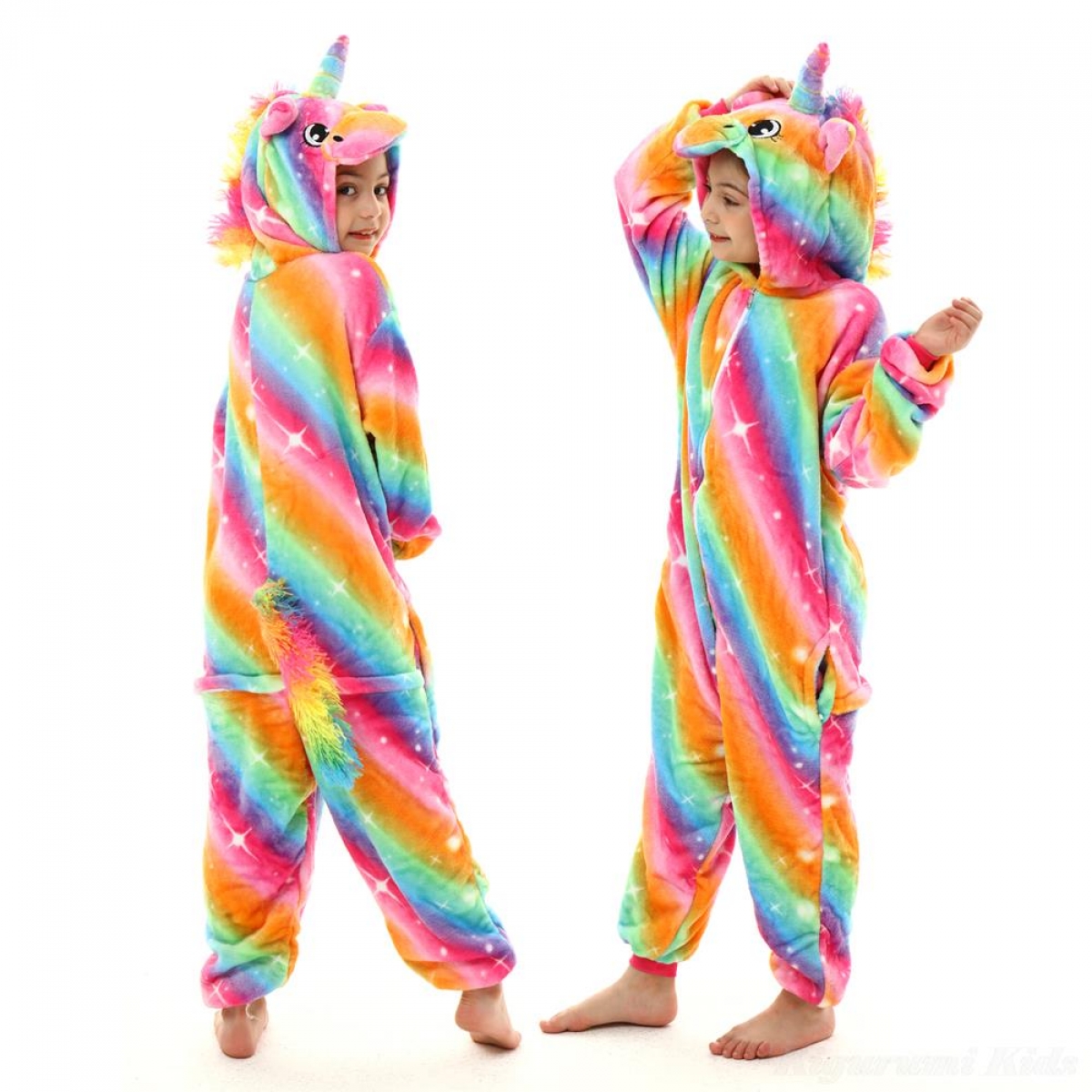 Cuidar Acelerar Nublado PIJAMA KIGURUMI UNICORNIO MULTICOLOR NARANJA INFANTIL++++ | Invierno |  Tomás Accesorios