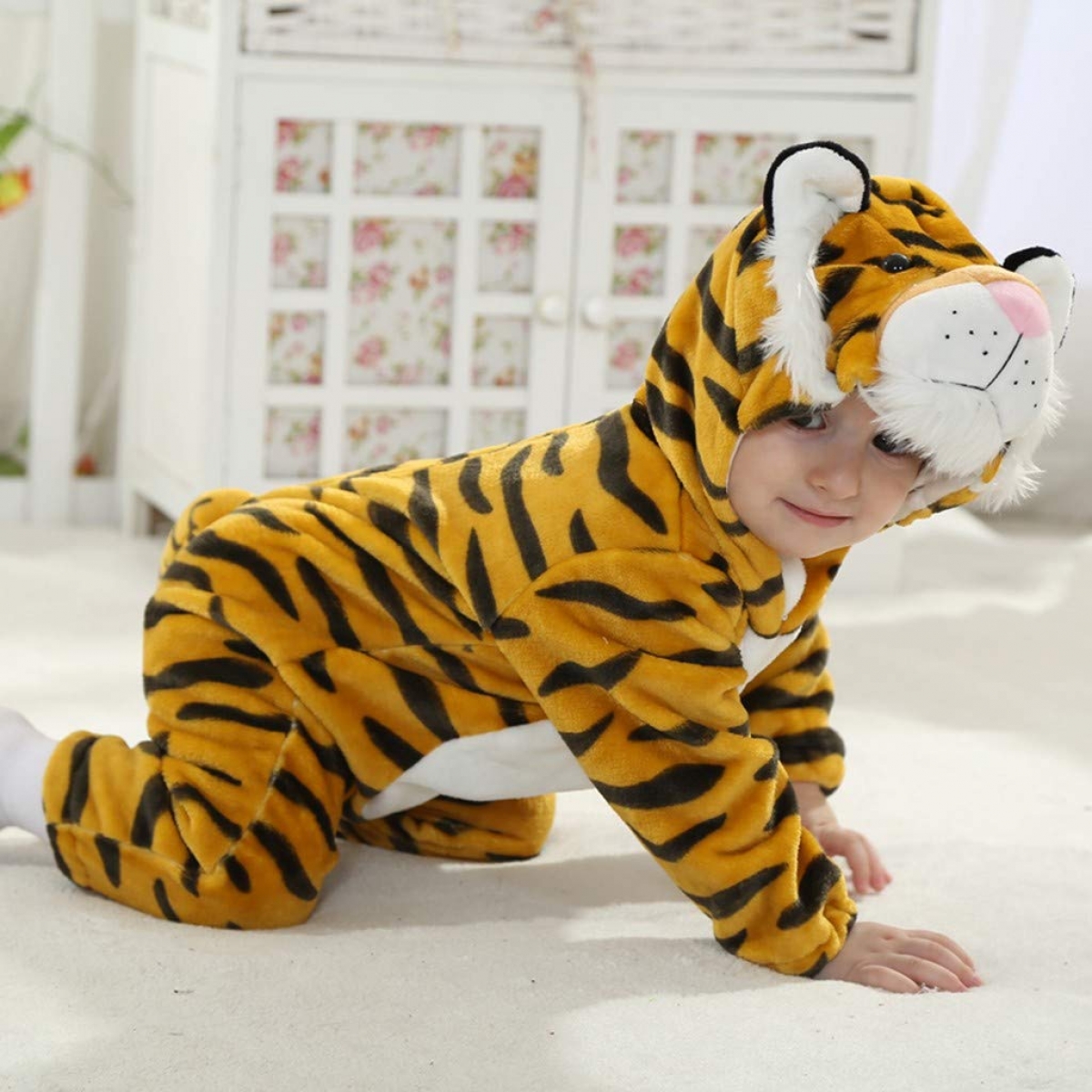 PIJAMA KIGURUMI TIGRE PARA BEBES++++ | Invierno Joaquina Moda