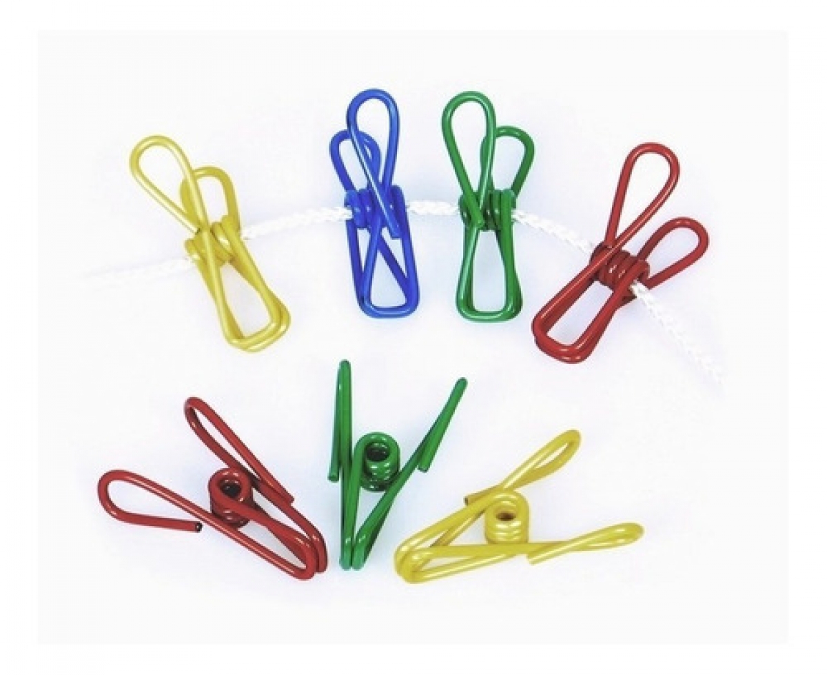 BROCHES METALICOS PARA COLGAR LA ROPA X 10 UNIDADES +++ Accesorios Tomás Accesorios