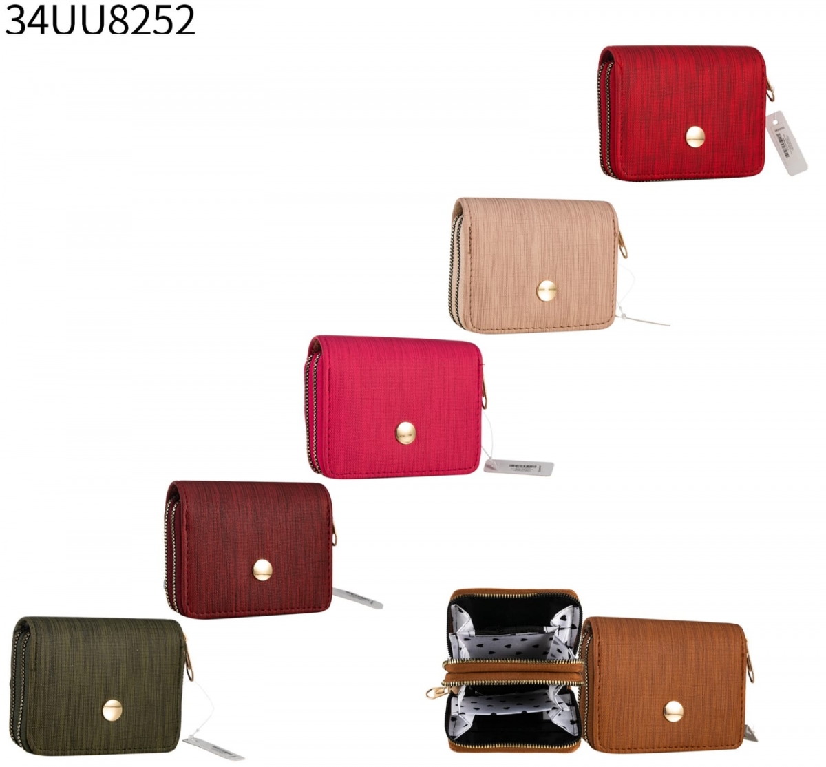 Billeteras de mujer con cierre best sale