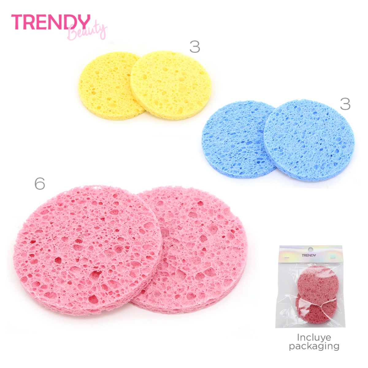 ESPONJA EXFOLIANTE TRENDY ++++ Belleza Tomás Acero