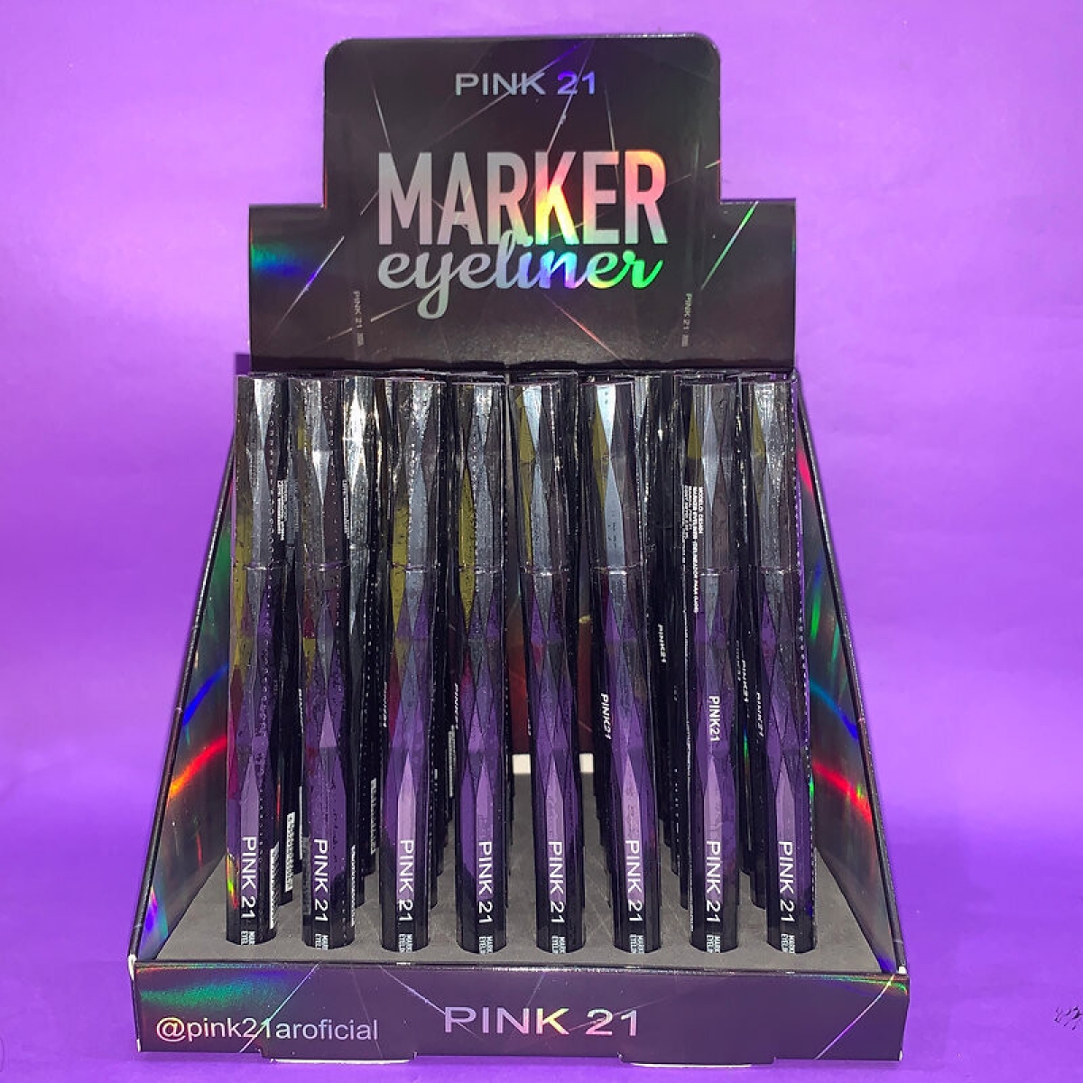 DELINEADOR FIBRA MARKER EYELINER PINK 21++++// Belleza Tomás Accesorios