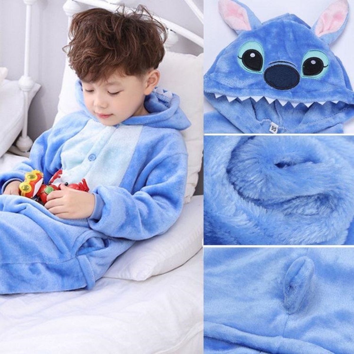 PIJAMA KIGURUMI STITCH NIÑO 1,30 M Y 1,20 M++++//, Invierno